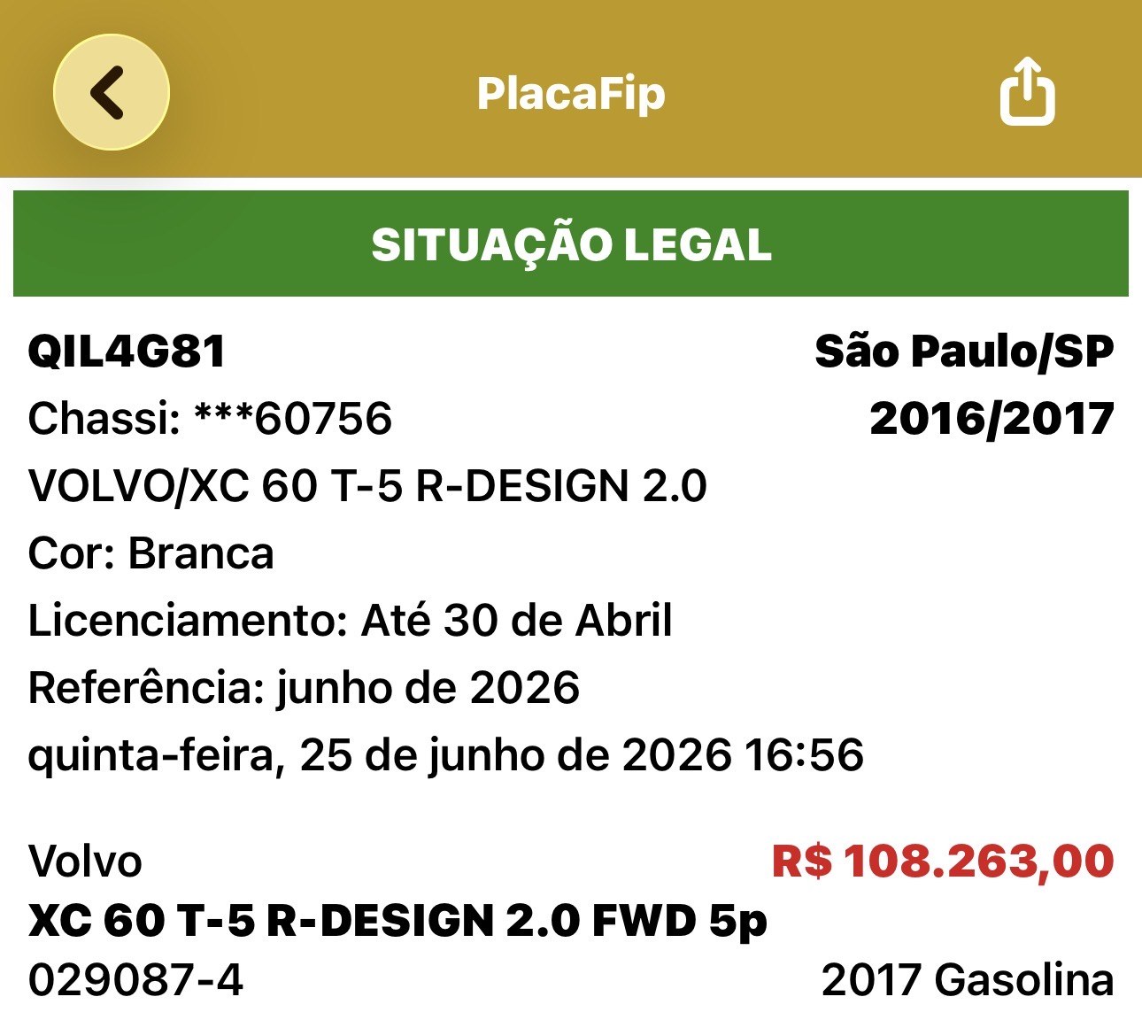 Volvo XC 60 T-5 R-DESIGN 2.0 AWD 5p 2018